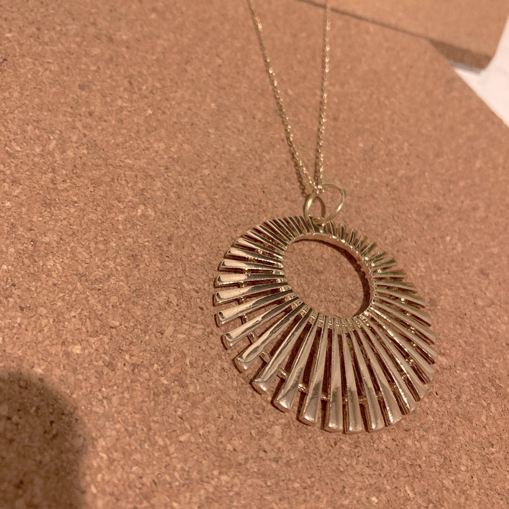 Boho "sun burst" necklace